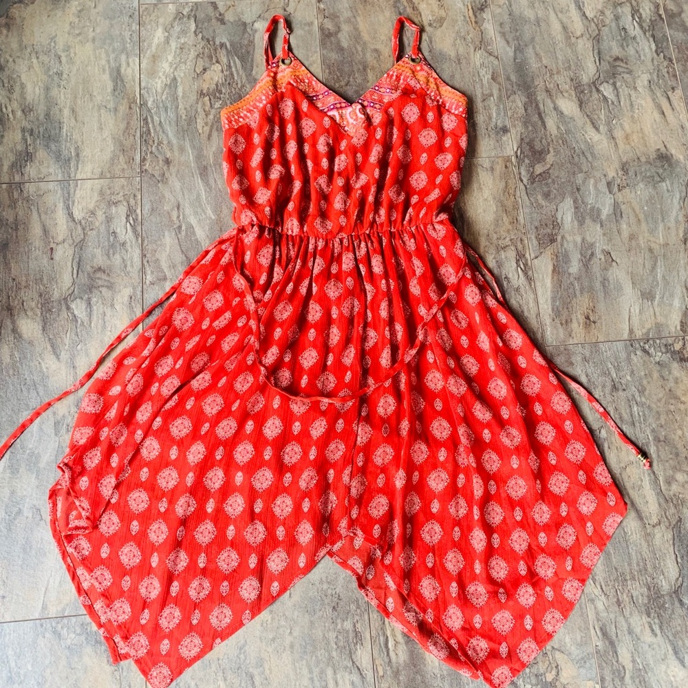 Red orange Target dress!
